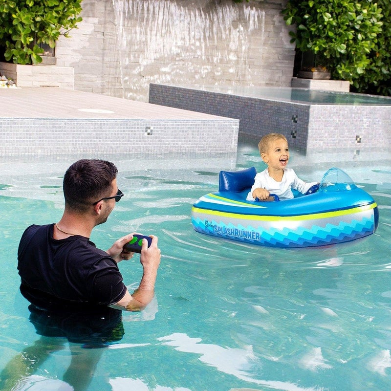 Poolcandy Motorized Baby Pool Float with Remote | Safe Toddler Inflatable Boat | Ages 1–4 | Propeller Guard & 60-Day Warranty - Image 2